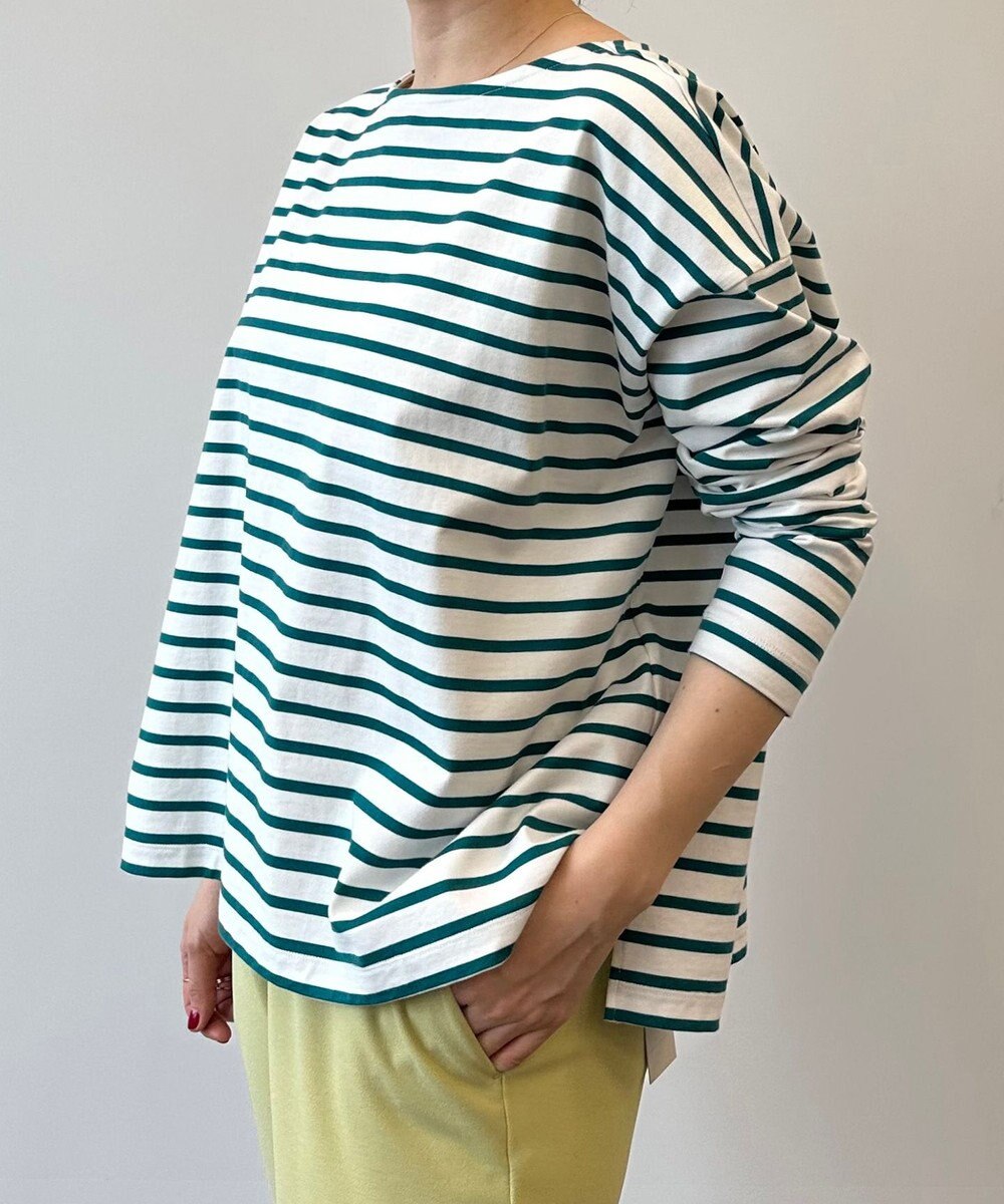 UNFILO 【マシンウォシャブル】ボーダーワイドT 