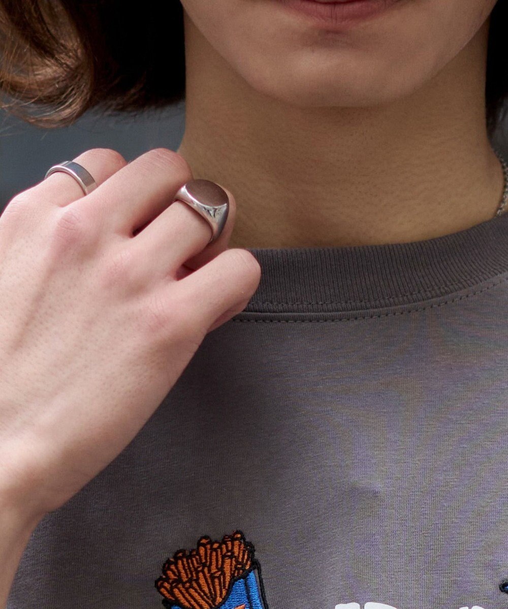 WEGO 【ユニセックス着用ITEM/機能T】接触冷感モチーフ刺繍グラフィックT（SS） 