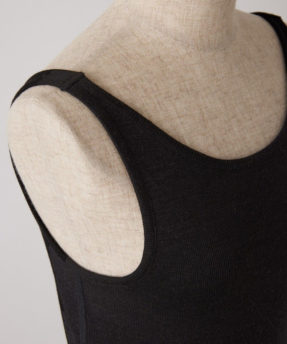 TOQUE 〈大草直子さんアドバイザー〉【天然素材】アルパカシルクリブ タンクトップ 