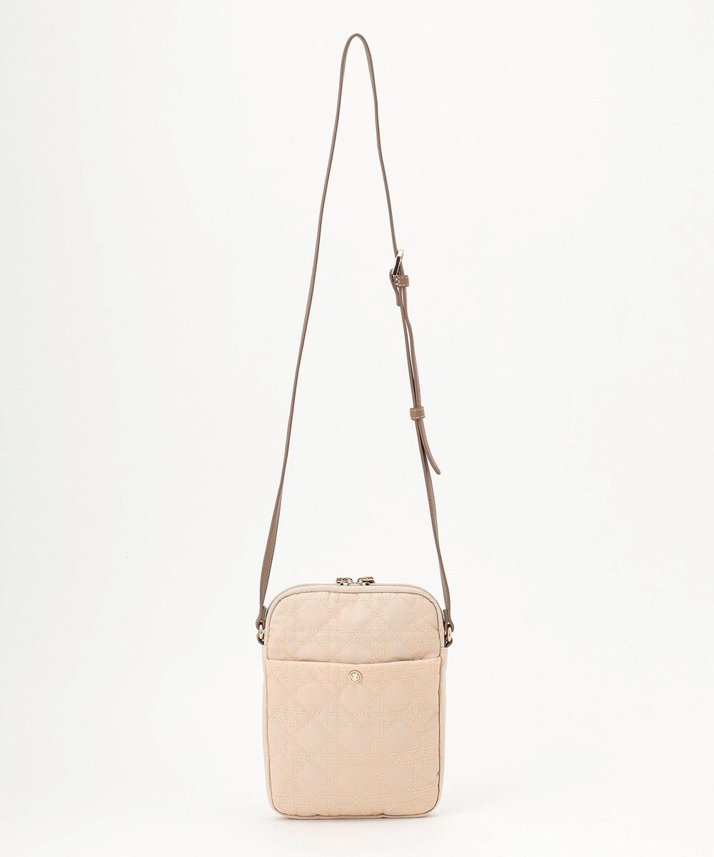 LA BAGAGERIE グリッドキルティングショルダー 