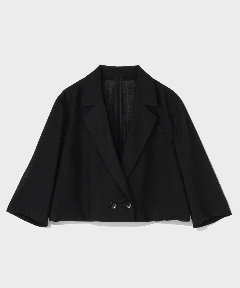 GRACE CONTINENTAL リネンライクシアージャケット 