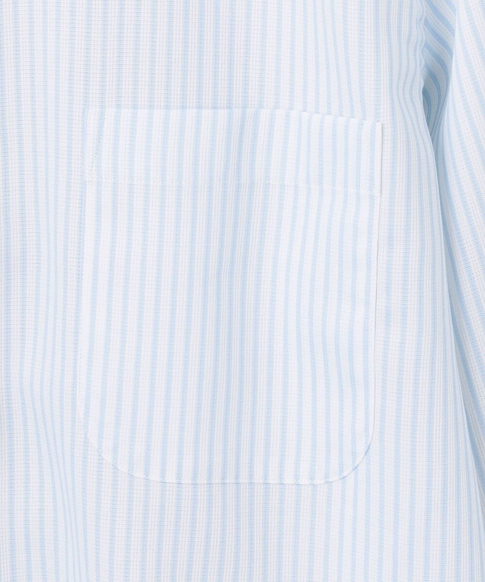 GOTAIRIKU 春夏向け【形態安定】SUMMERPREMIUMPLEATS_スモールボタンダウンカラー 長袖ドレスシャツ_ストライプ(25年春夏モデル) 