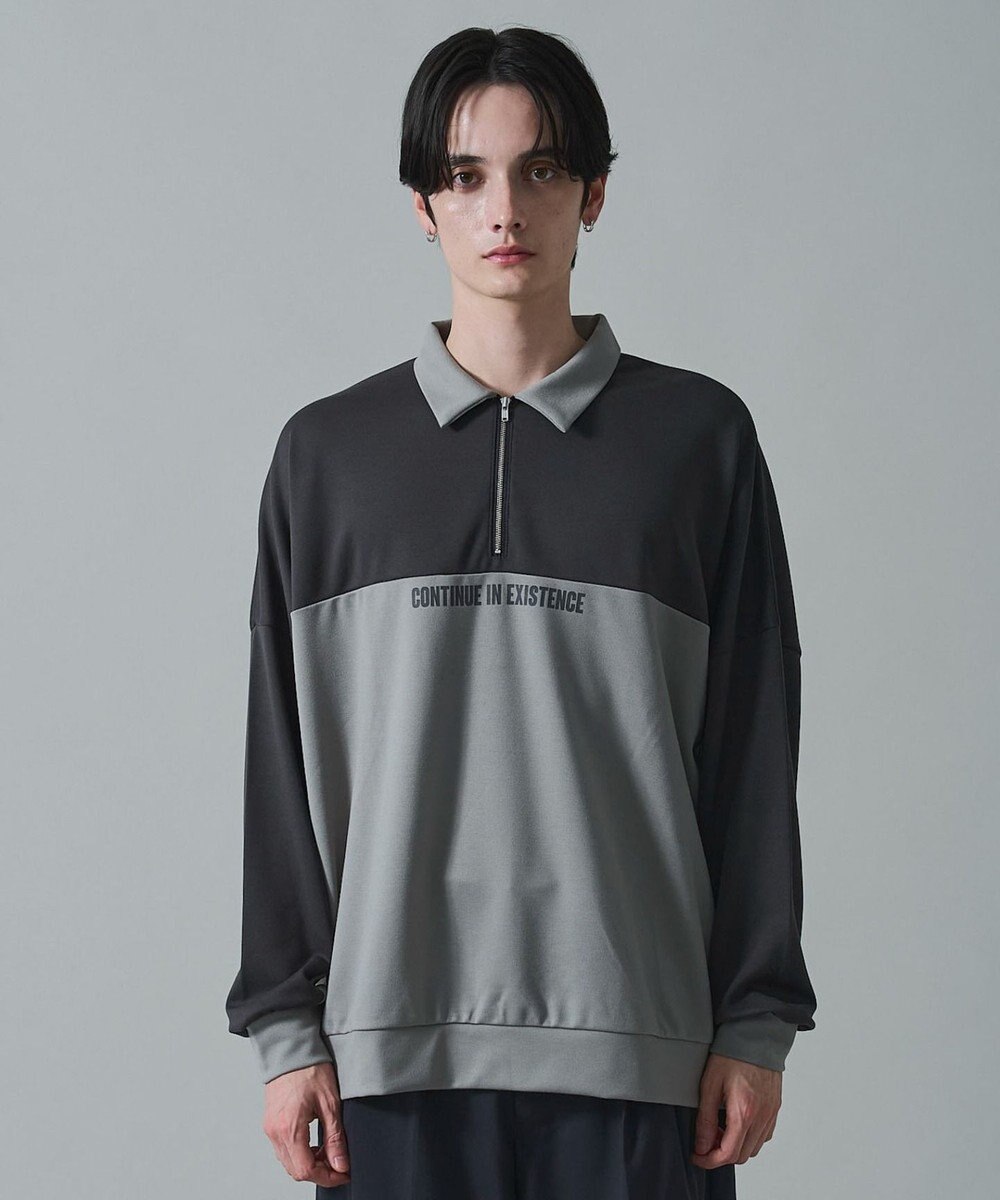 WEGO ドルマンポンチハーフZIPプルオーバー 