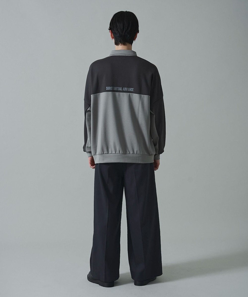 WEGO ドルマンポンチハーフZIPプルオーバー 