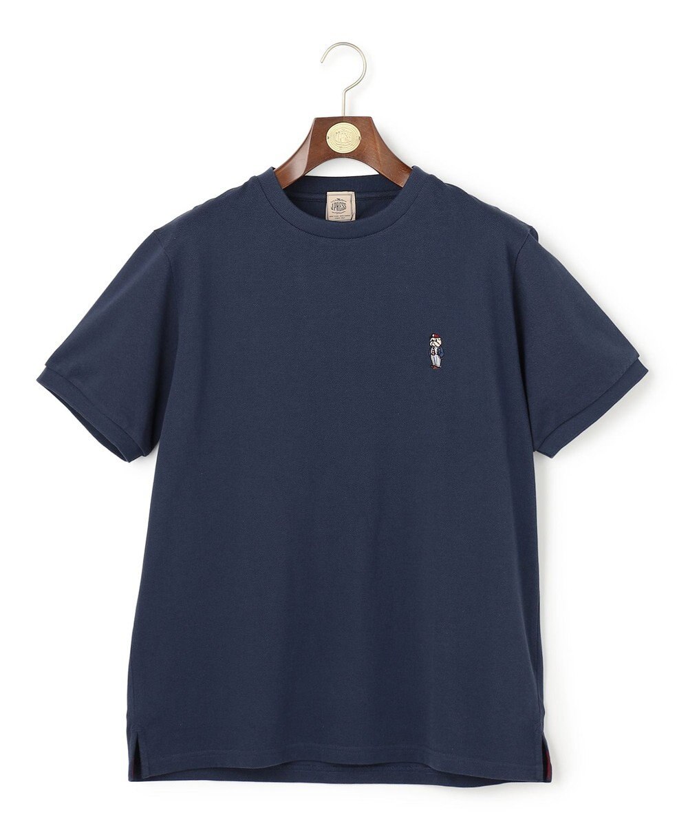 J.PRESS MEN 新デザイン【BULLDOG BOY】カノコレジメン クルーネック Tシャツ 