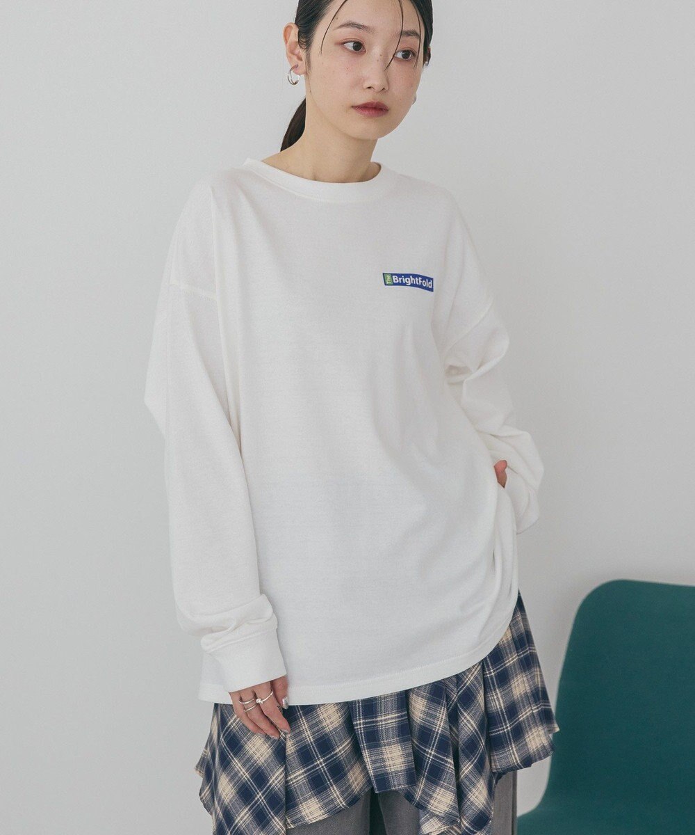AMERICAN HOLIC カンパニーロゴ風ロングＴシャツ 
