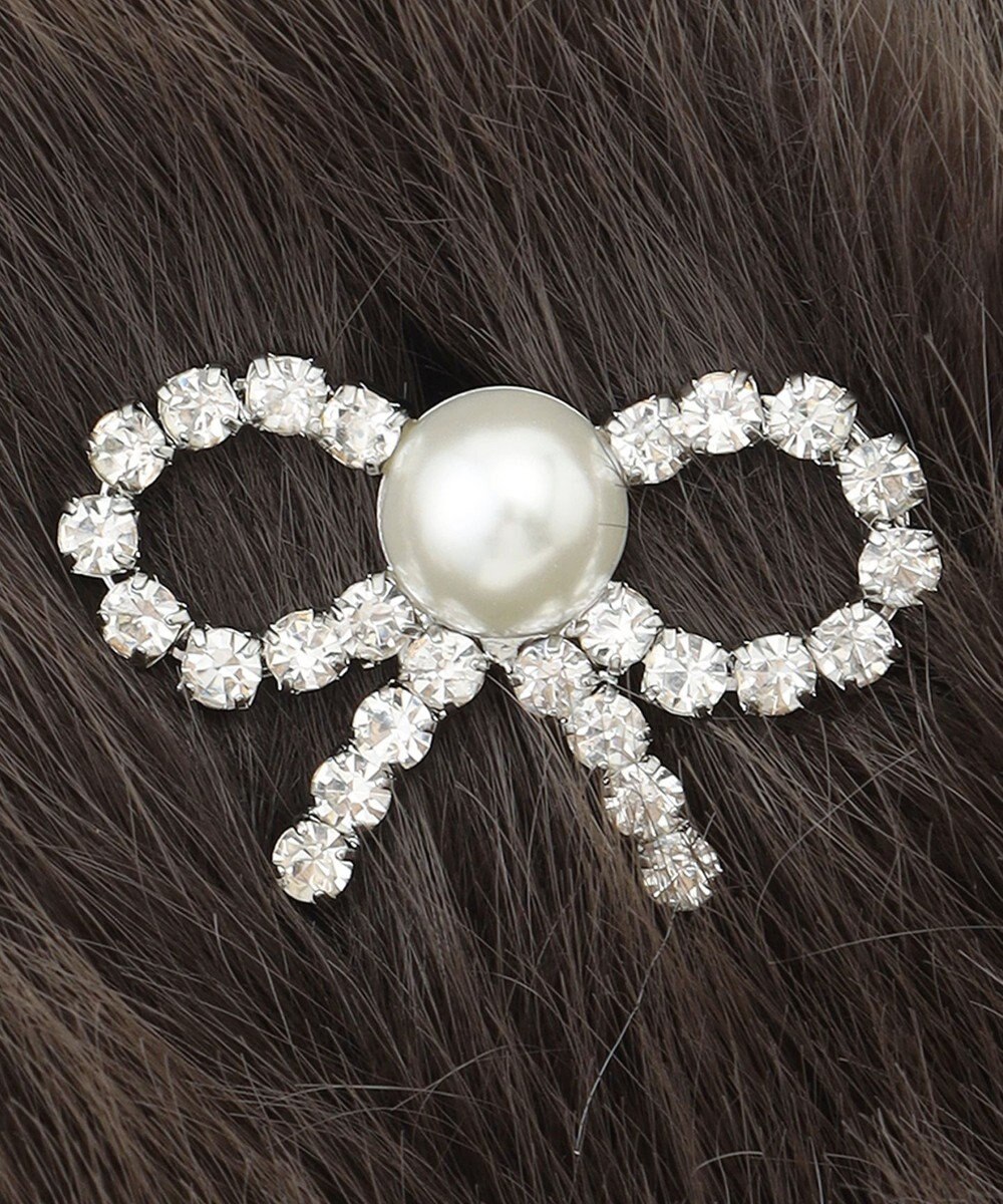 TOCCA 【百田夏菜子さん着用】【ブローチ取り外し可】BIJOUX RIBBON FURTIPPET ティペット 