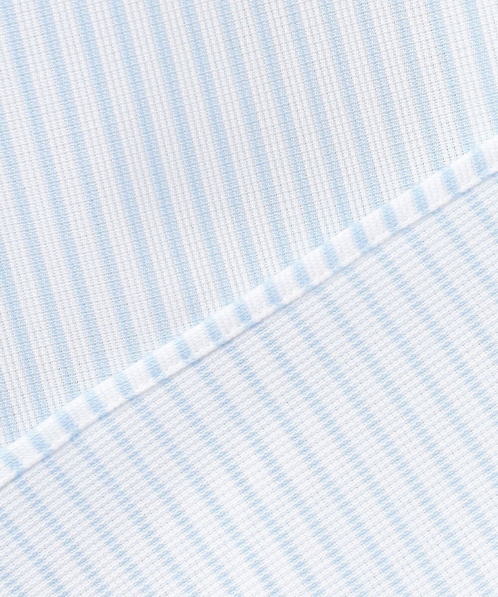 GOTAIRIKU 春夏向け【形態安定】SUMMERPREMIUMPLEATS_スモールボタンダウンカラー 長袖ドレスシャツ_ストライプ(25年春夏モデル) 