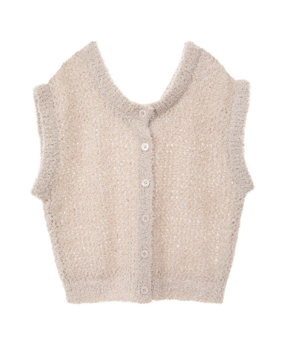 earth music&ecology ファンシーヤーンベスト 