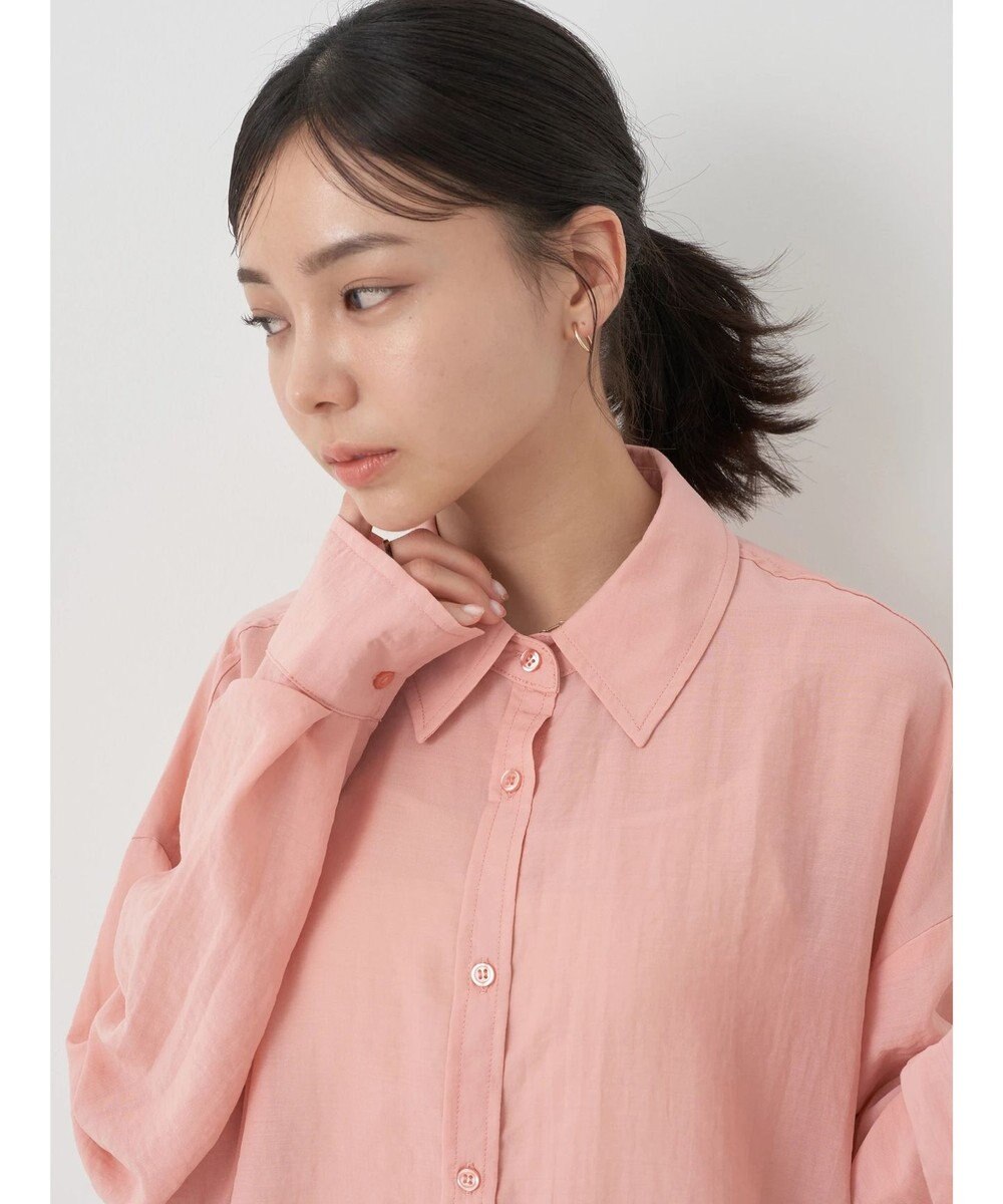 earth music&ecology シアーボーイズライクシャツ 