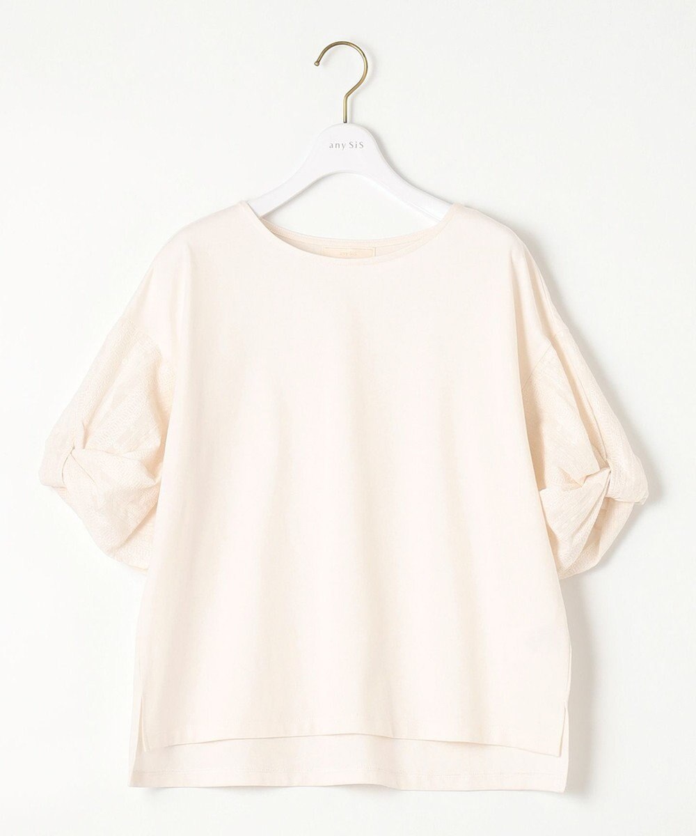 ANY SIS レースコンビ Tシャツ 