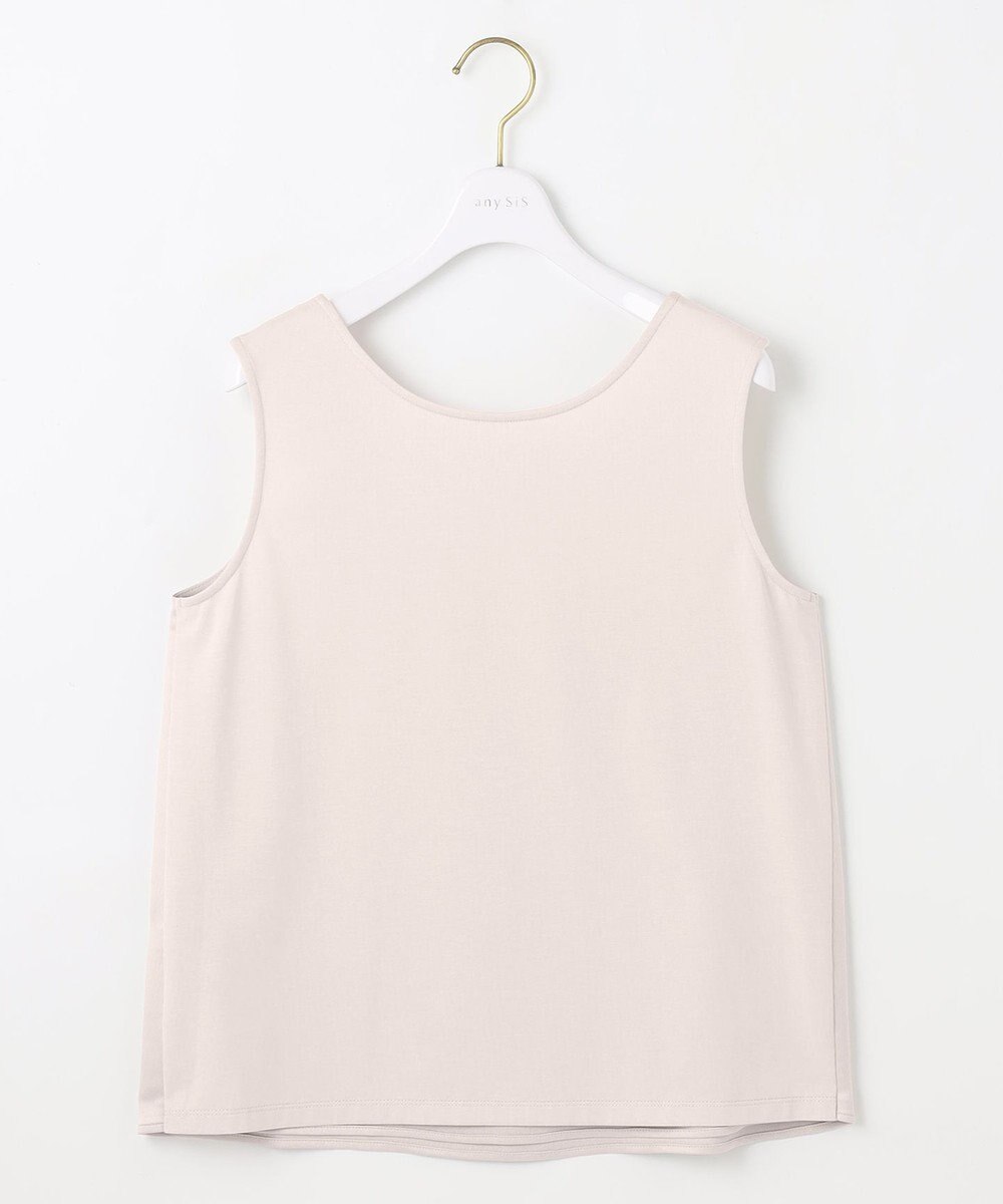ANY SIS 【洗える】サテン2WAY タンクトップ 