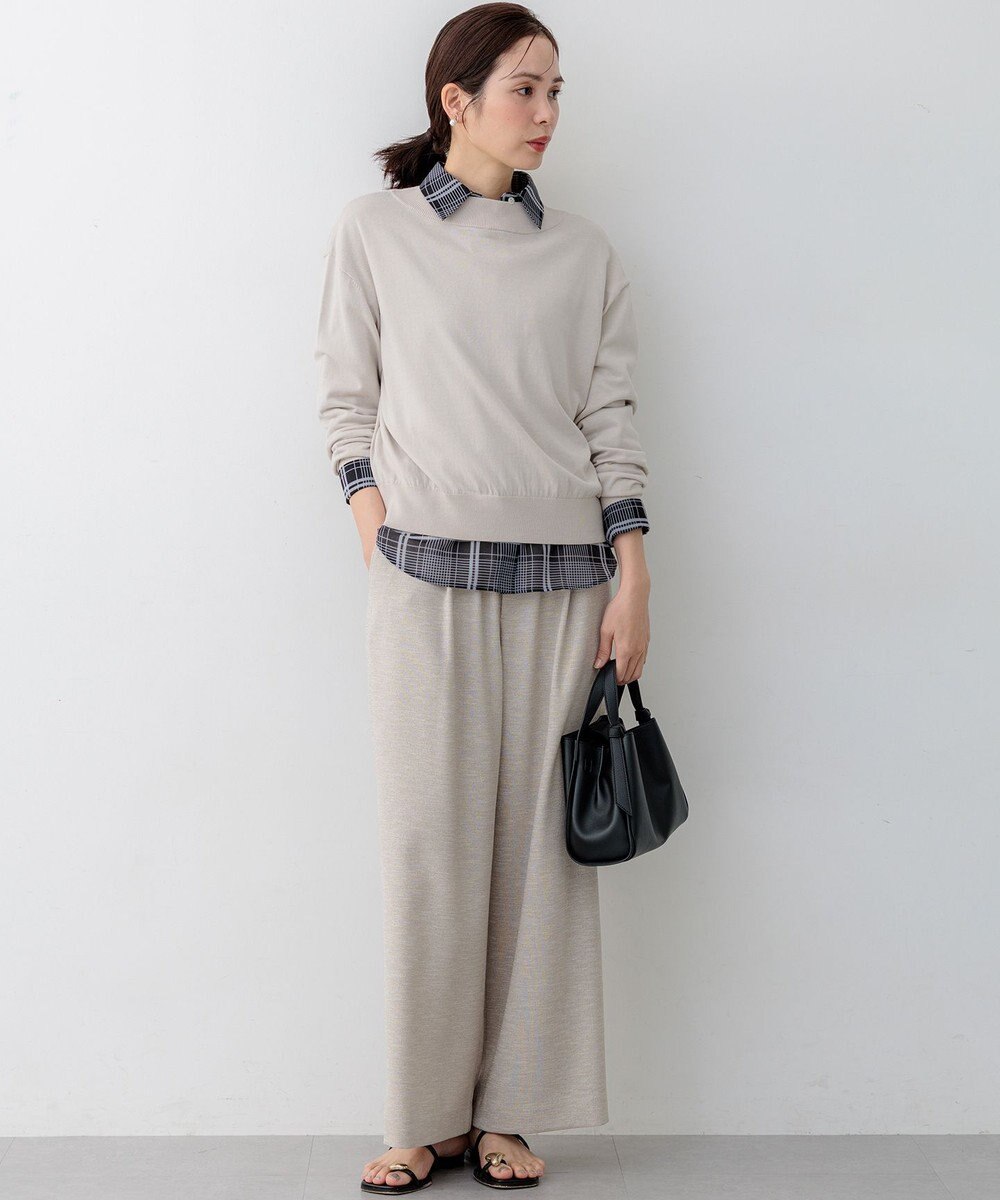 組曲 【先行予約】エアリーボイルシアー シャツ 