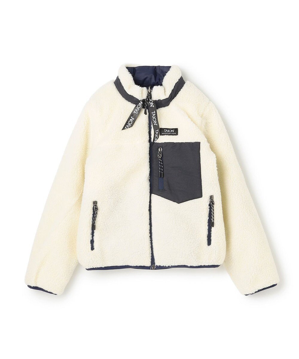 UNFILO 【120-150cm】TAION リバーシブルボア ダウンジャケット(UNISEX) 