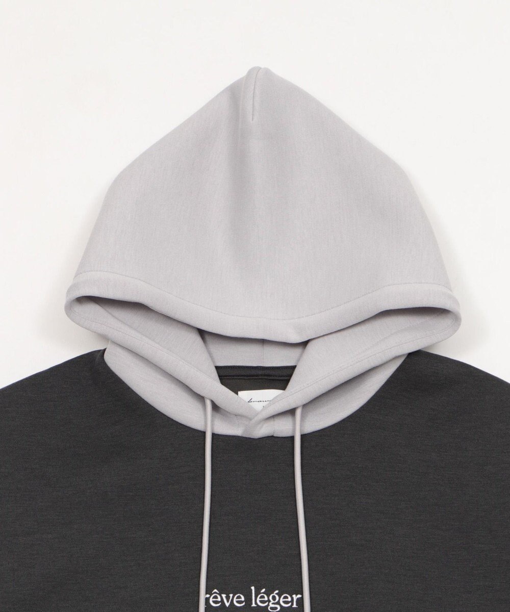 WEGO 【ユニセックス着用ITEM/MLサイズ展開】ワンポイントバイカラープルパーカー 