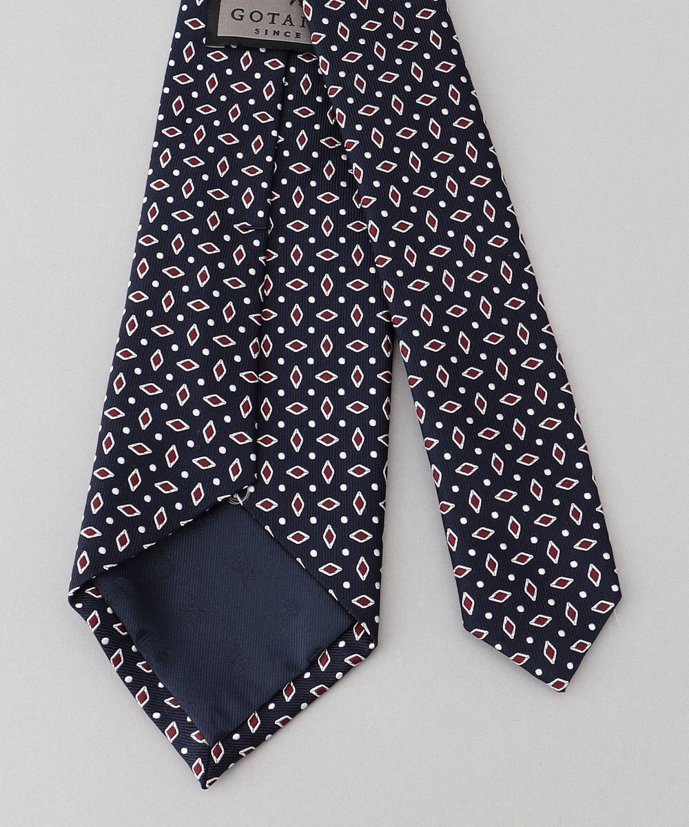 GOTAIRIKU 【日本製】ネクタイ_小紋×ドット柄 