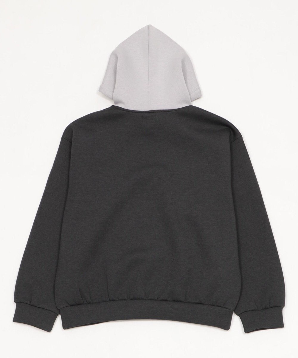 WEGO 【ユニセックス着用ITEM/MLサイズ展開】ワンポイントバイカラープルパーカー 