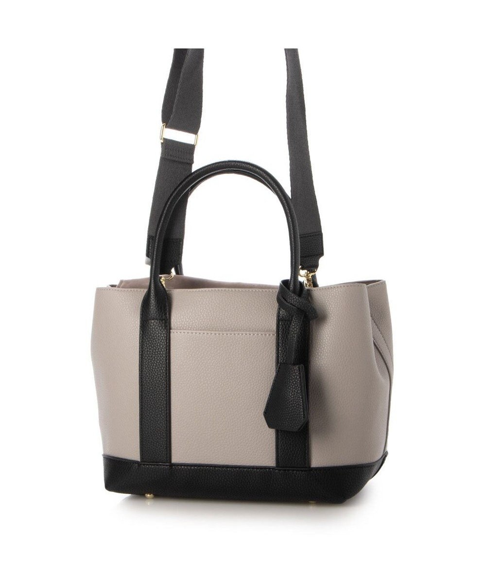 UNBILLION 【テレビ ドラマ着用アイテム】cachecache ショルダー付きパーテーション合成皮革トート 