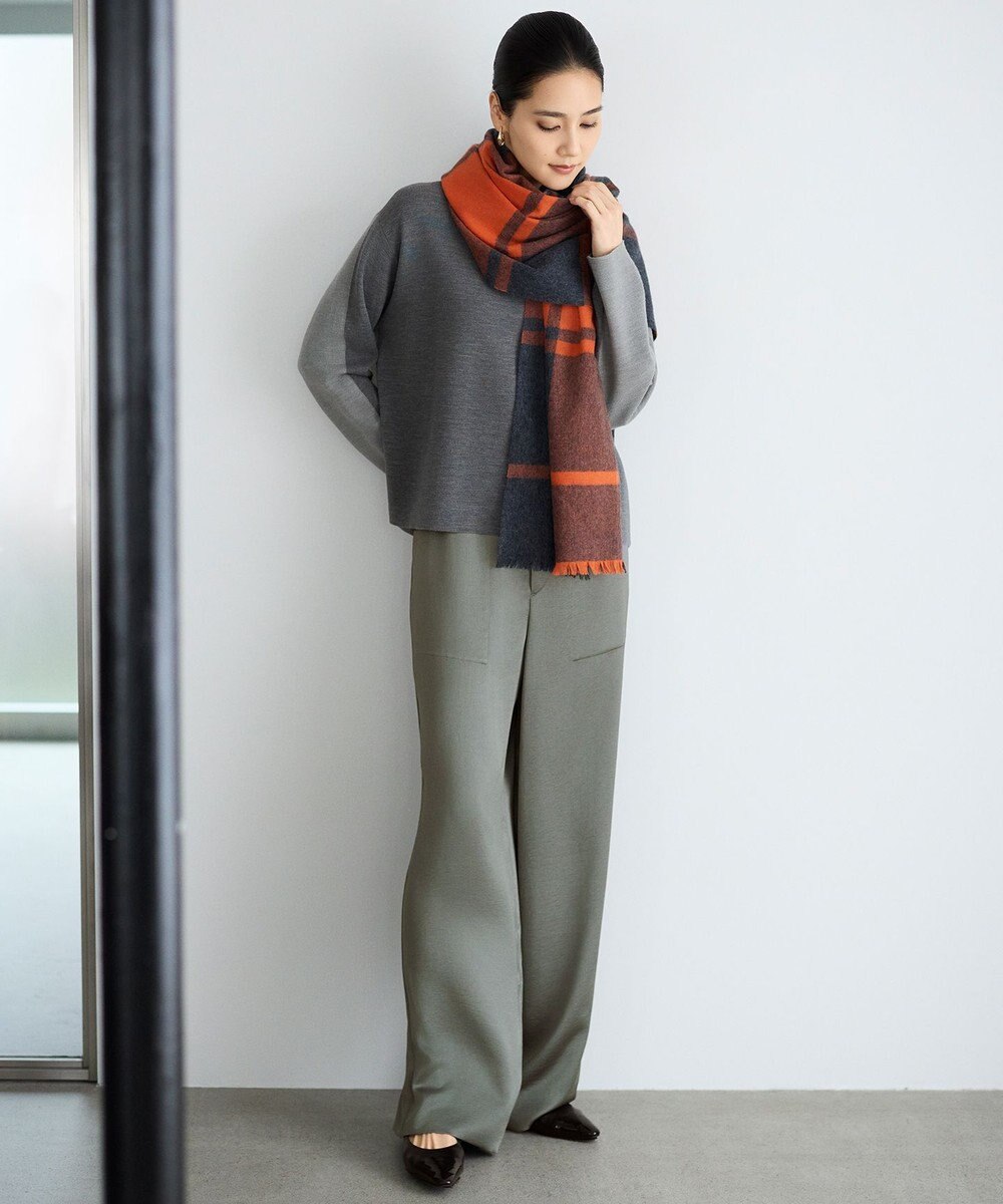 自由区 【カタログ掲載】ドレーピーサテンベイカー パンツ 