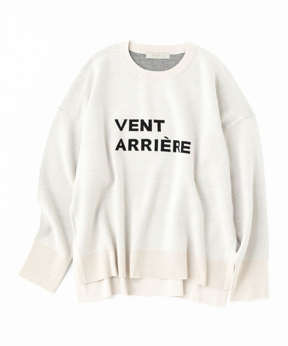 UNFILO 【新色追加】スウェットライク ロゴニット 