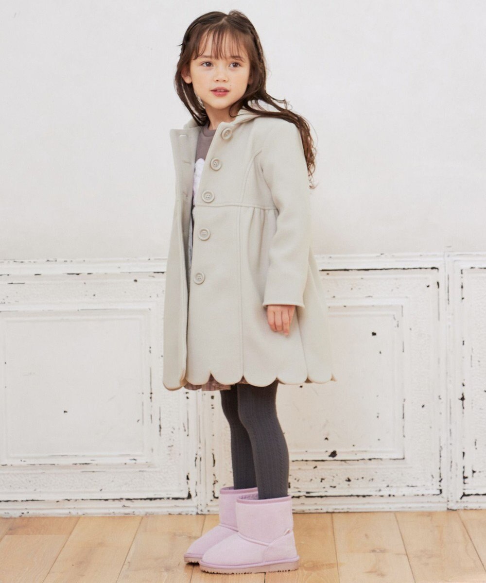 ANY KIDS 【手洗いOK】ウールライクコート 
