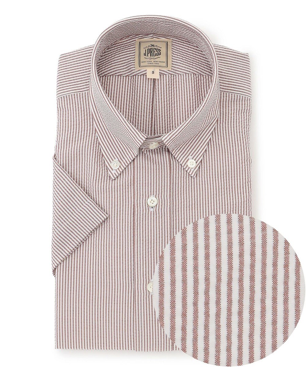 J.PRESS MEN 新色追加【 高通気性 / 軽量 / ノンアイロン / 撥水】【BEAT HEAT SYSTEM】半袖シャツ / B.D. 