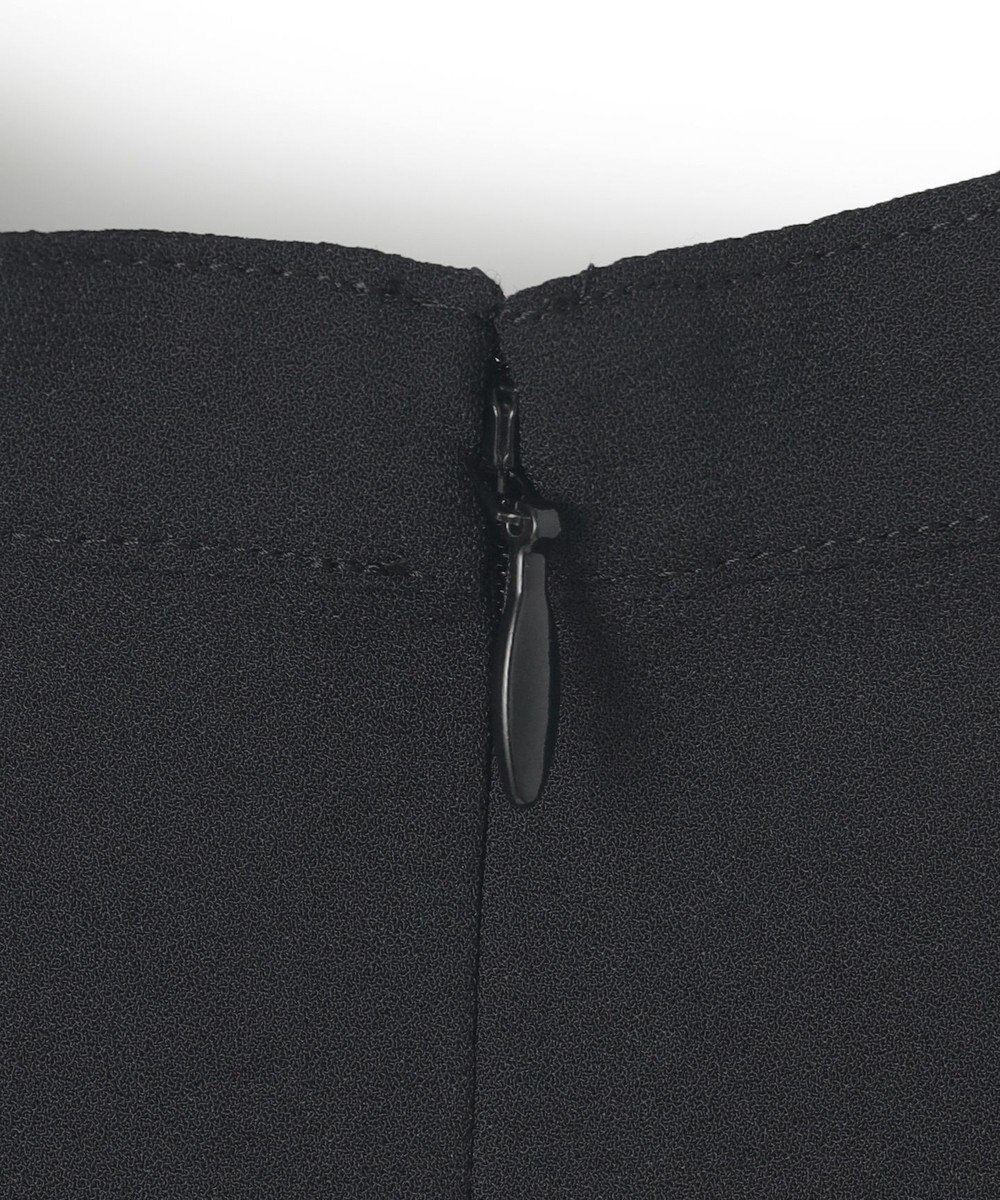 ICB 【洗える】ストレッチジョーゼット ラッフルデザインブラウス 