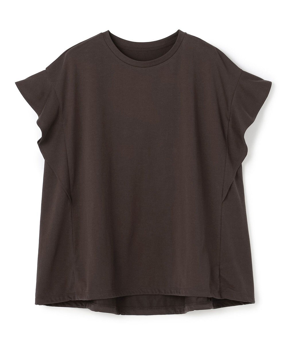 UNFILO プレーティング フレアスリーブ Tシャツ 