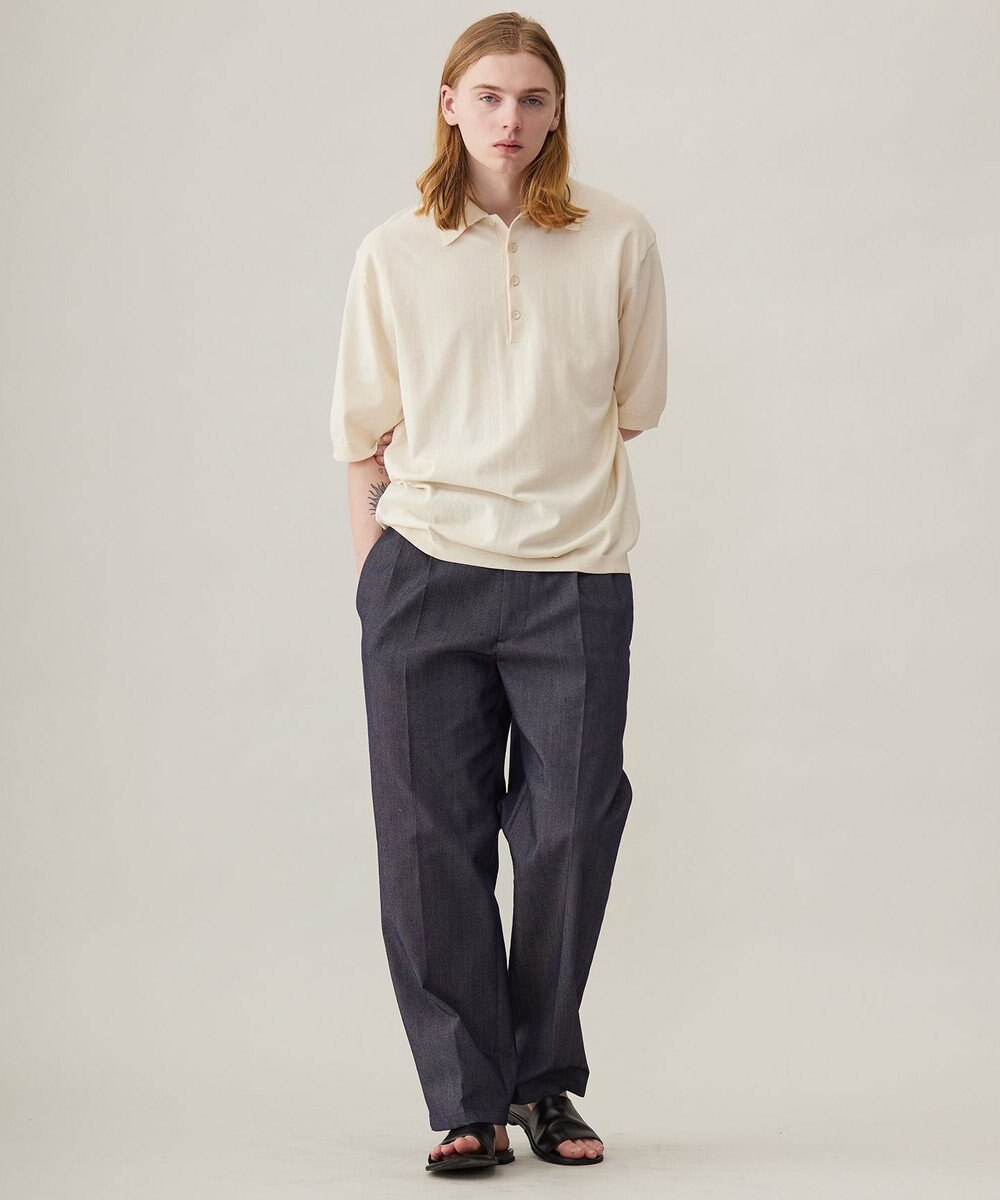 UNFILO MENS FINE MOVE ニットポロ [24年春夏商品] 