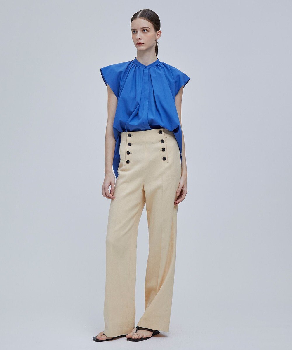 BEIGE， LUCILLE / バンドカラーブラウス 