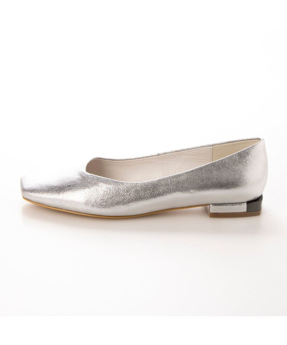 MODE ET JACOMO <MODE ET JACOMO>ローヒールスクエアトゥパンプス 