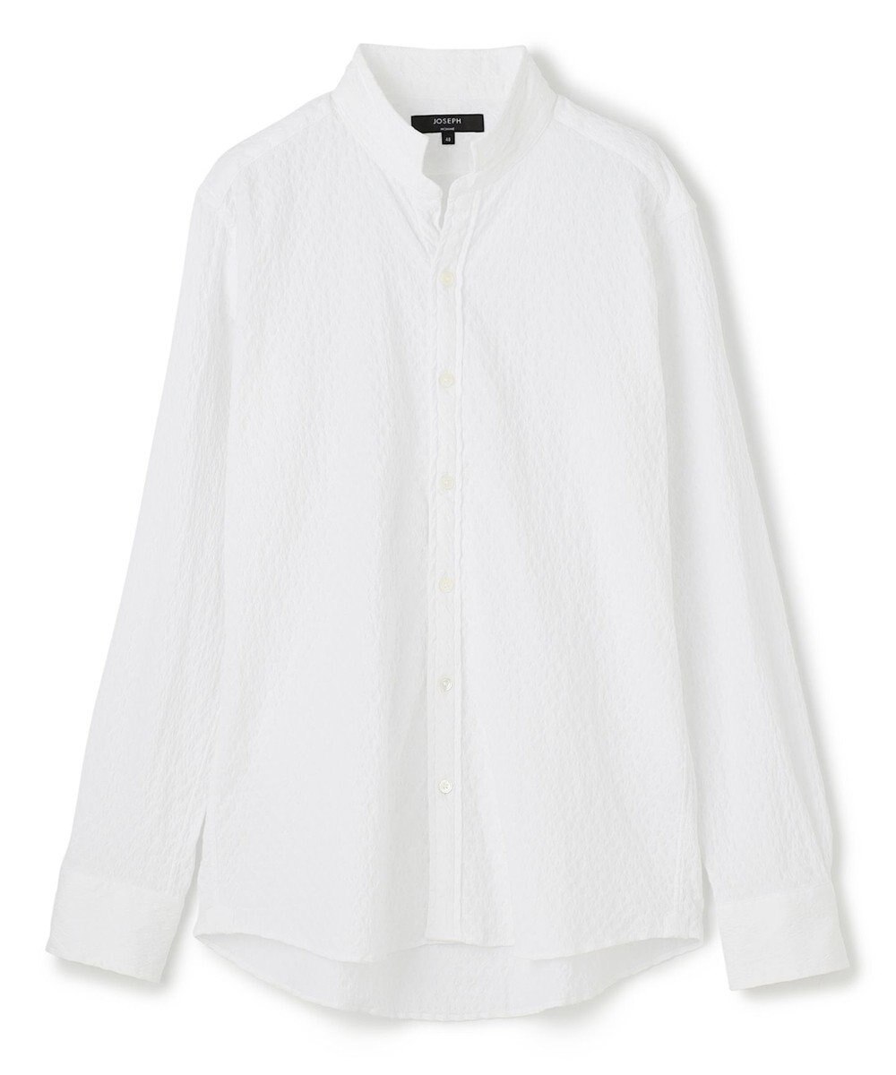 JOSEPH HOMME トライジャガードストレッチ　ウィングカラーシャツ 