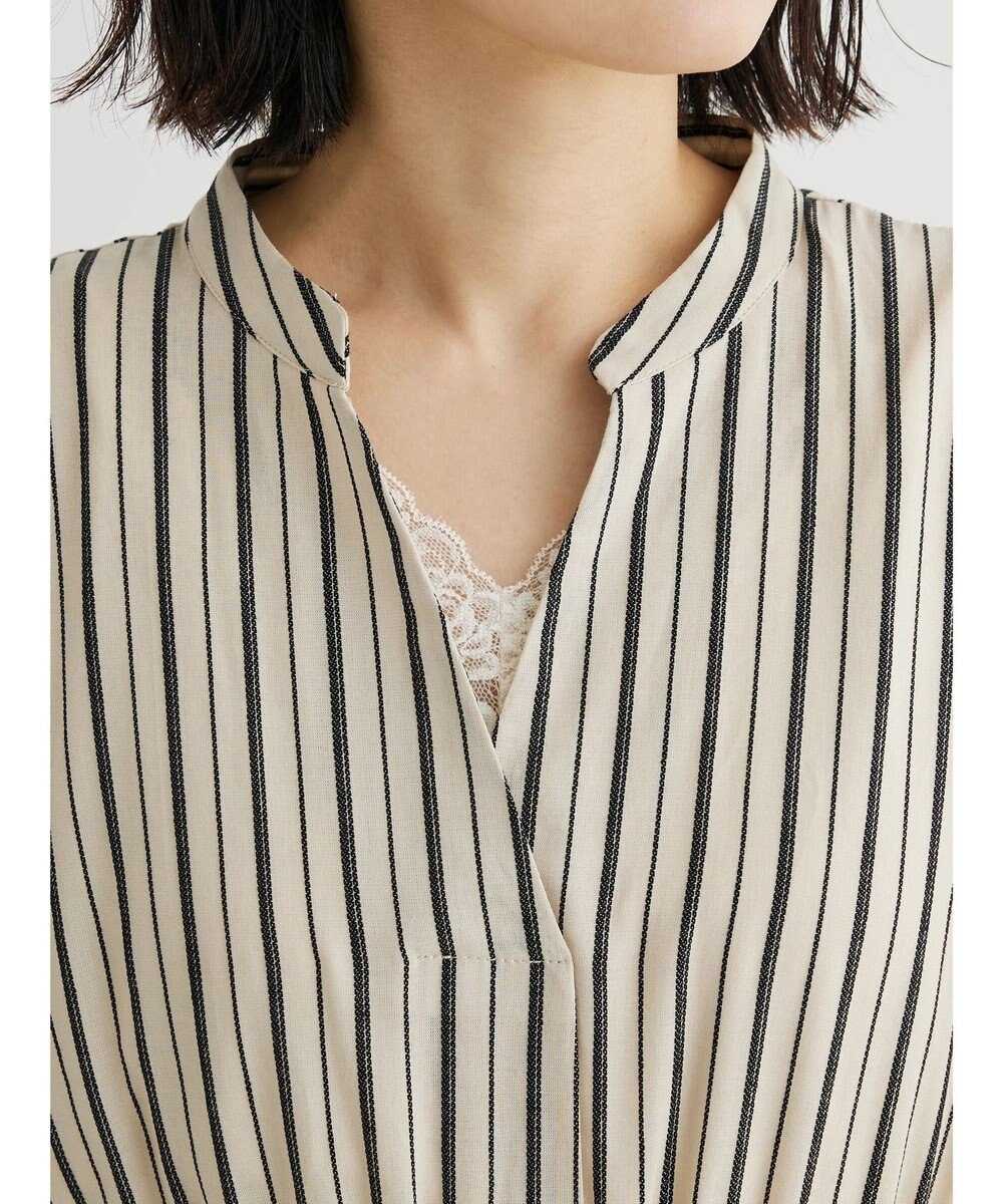 Green Parks ・ＥＬＥＮＣＡＲＥ　ＤＵＥ　ドビーストライプワンピ 