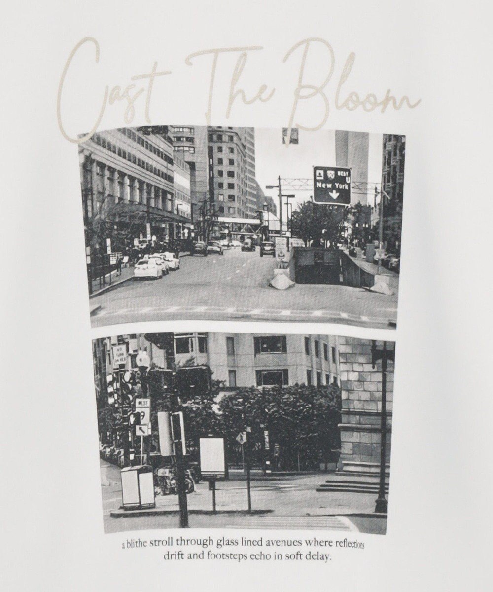 Green Parks オーバーサイズロゴ裏毛プルオーバー 