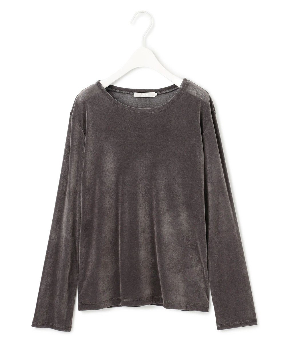 ICB L 【洗える】フロッキーベロア プルオーバー 