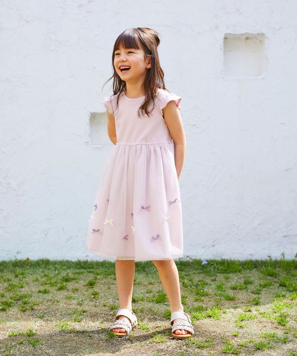 チュールリボンドッキングワンピース Any Fam Kids ファッション通販 公式通販 オンワード クローゼット