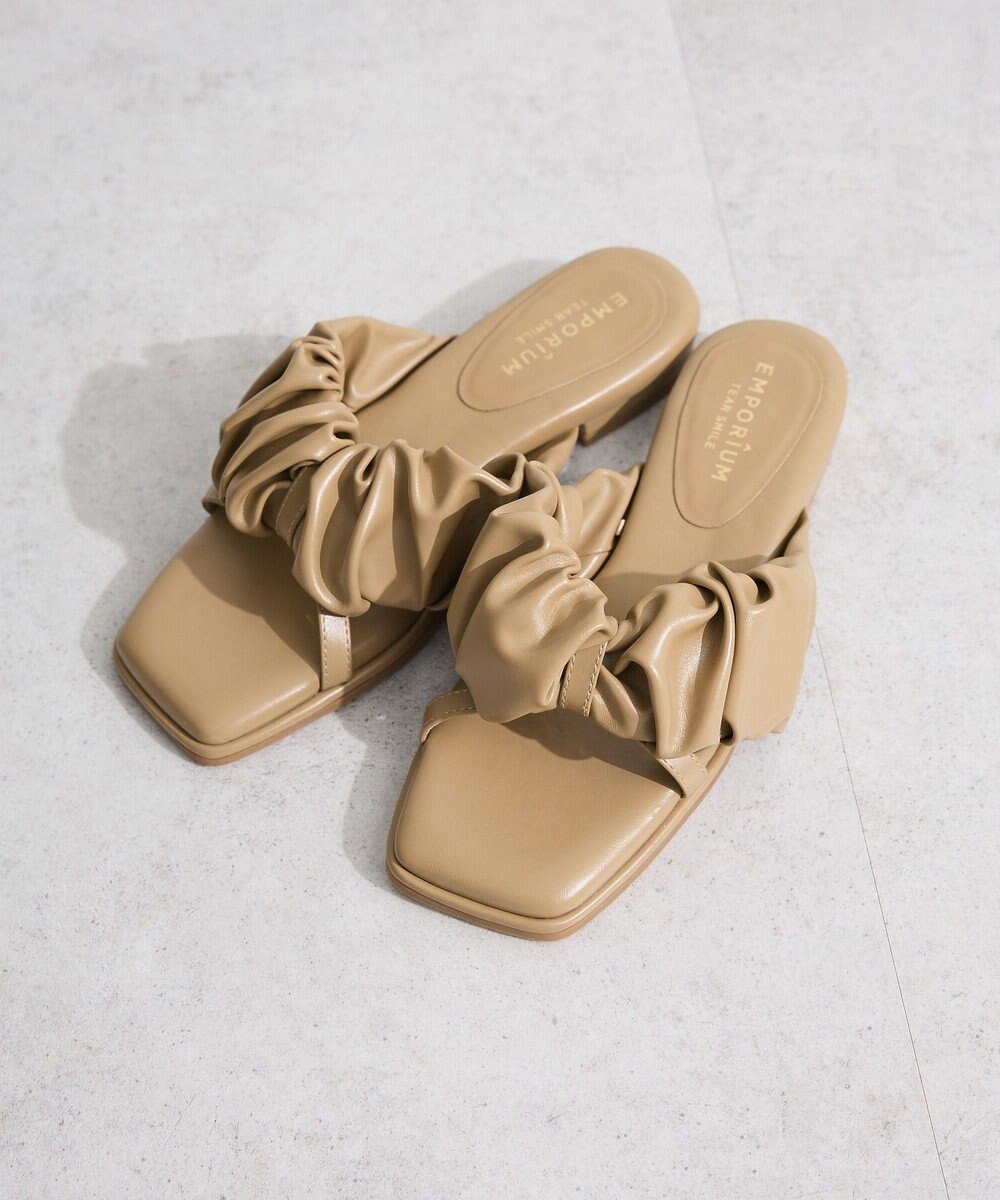 Green Parks ＥＴＳ．合皮パフサンダル 