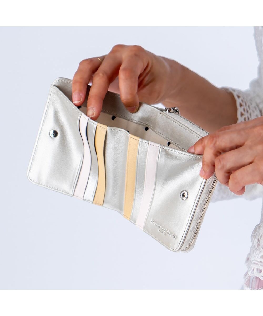 tsumori chisato CARRY スター ラウンドファスナー2つ折り財布 