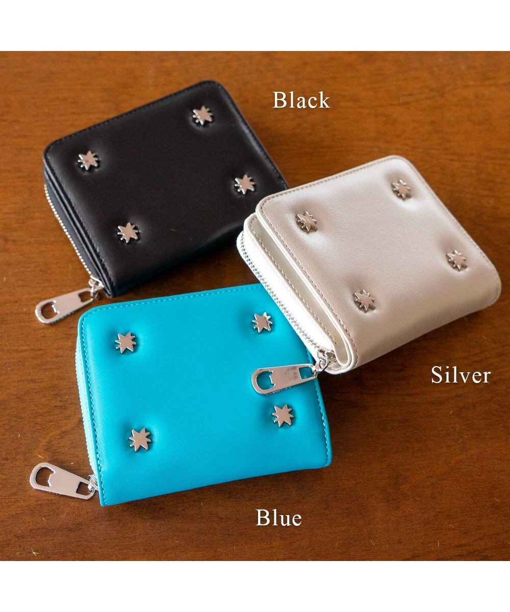 tsumori chisato CARRY スター ラウンドファスナー2つ折り財布 