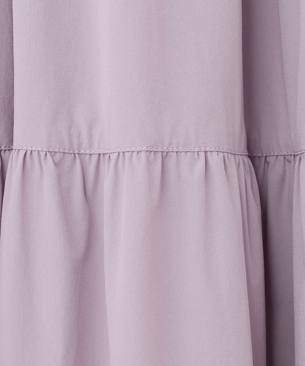 UNFILO 【撥水/UVケア/接触冷感】シャカ楽ストレッチ ティアードスカート 