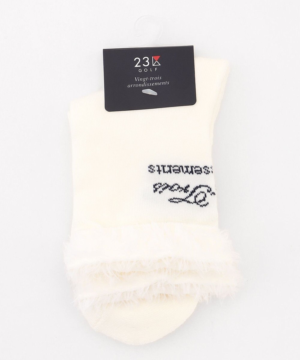 23区GOLF 【WOMEN】ふわもこボアニットソックス 18cm 