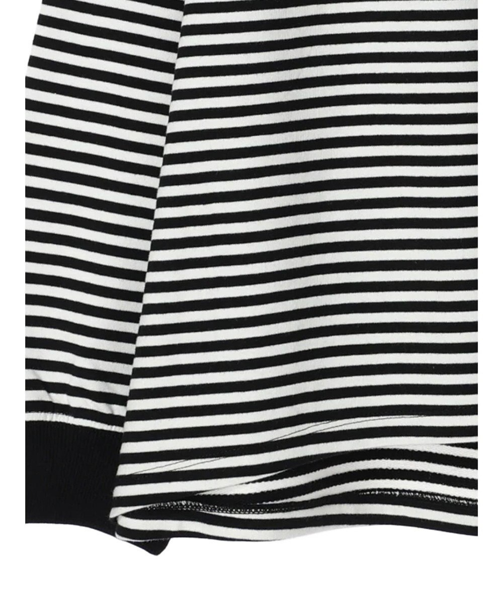 AMERICAN HOLIC 刺繍ロゴミニ裏毛ボートネックチュニック 