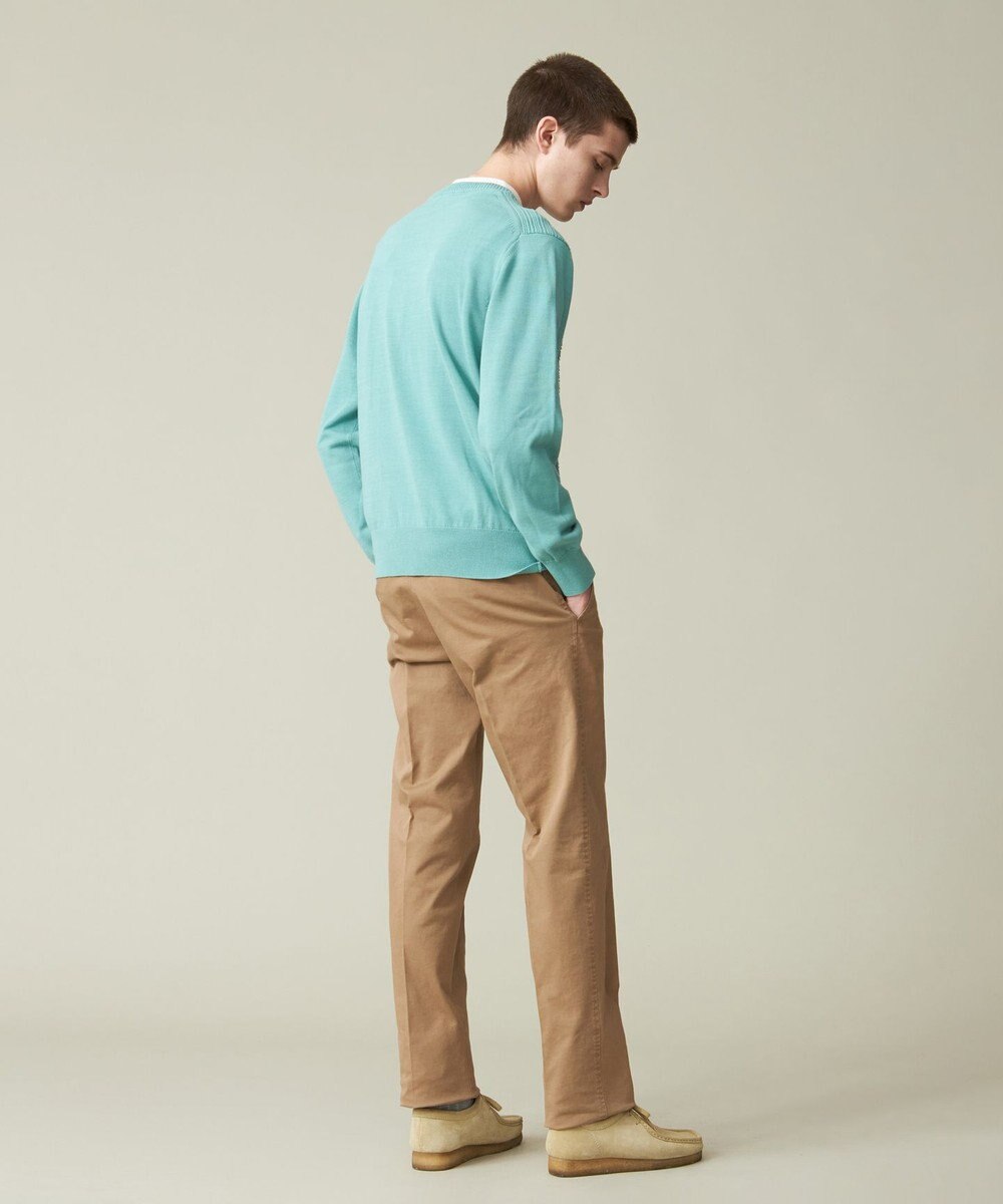 J.PRESS MEN ドライコットン シャドーボーダーニット 