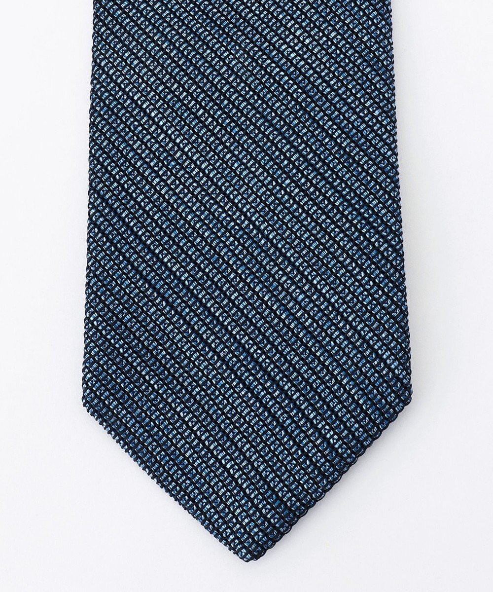 J.PRESS MEN 【KUSKA×J.PRESS ALL HANDMADE GRENADINE COLLECTION】インディゴブルー無地 ネクタイ 
