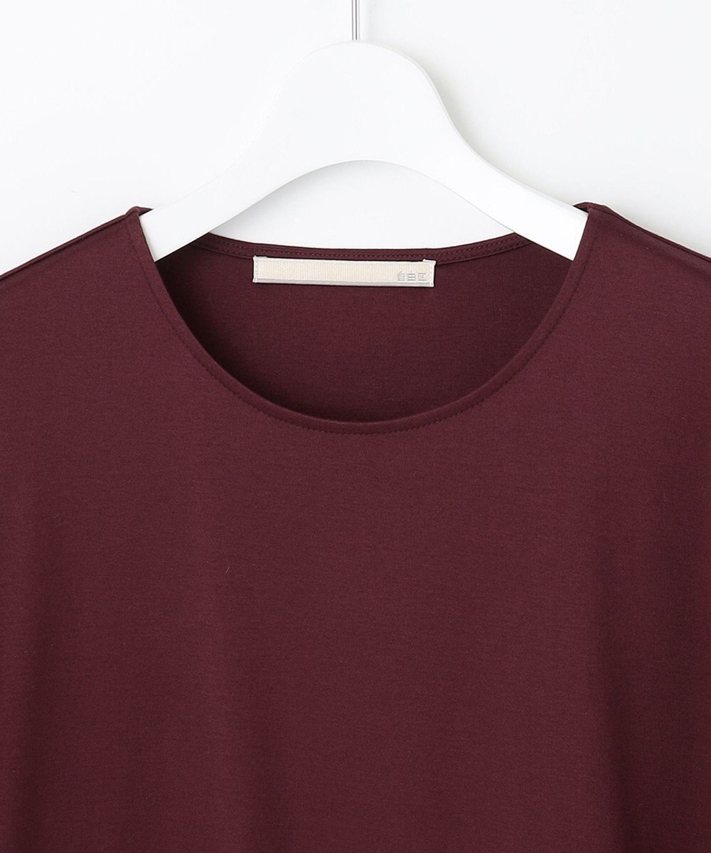 自由区 ナノシアースムース 袖デザイン カットソー 