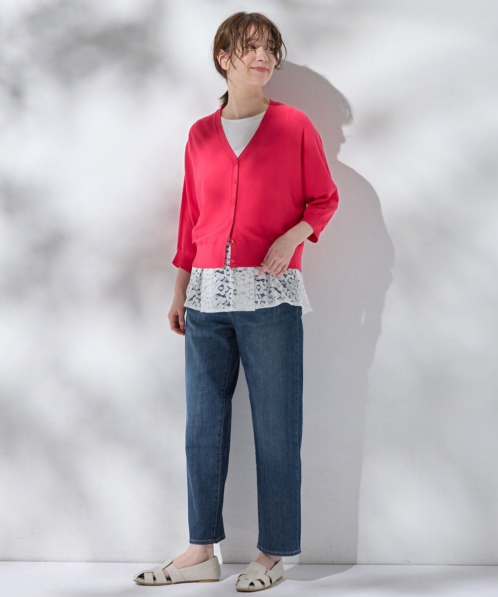 ANY L 【洗濯機可】タックヘムコンビインナー 