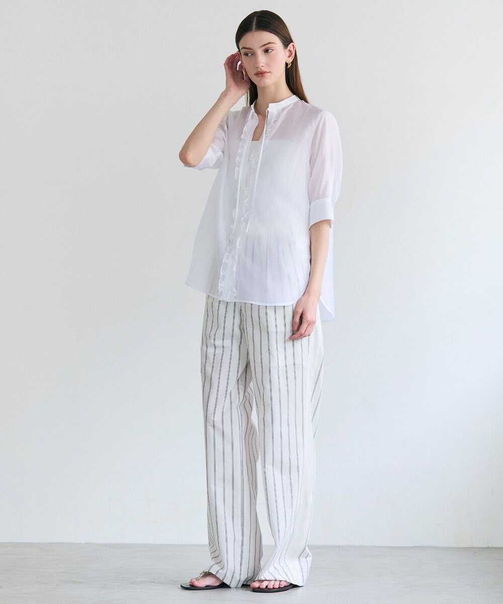 BEIGE， AMARYLLIS / フリルリボン ブラウス 