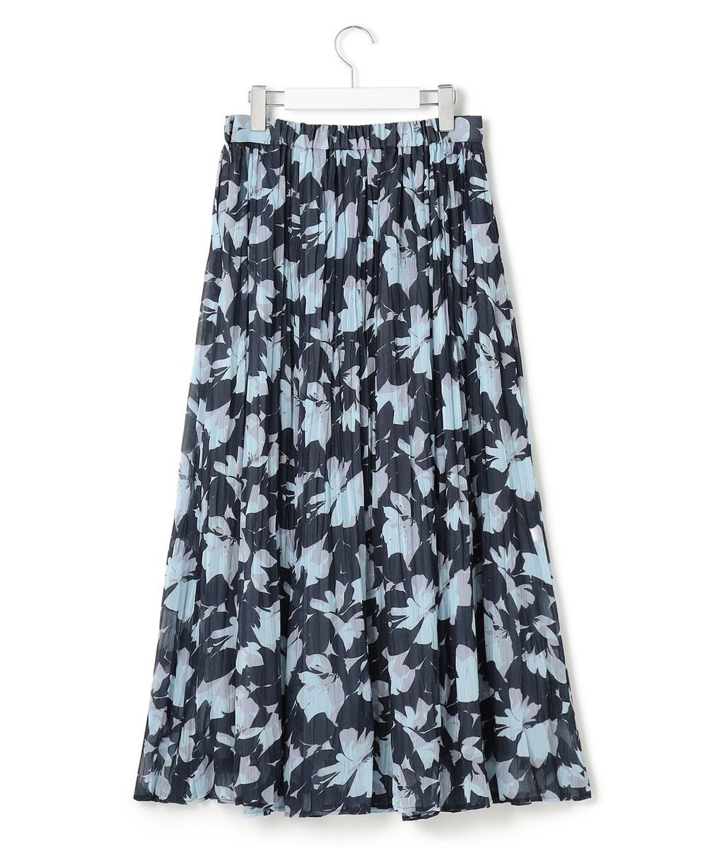 23区 【洗える】Ratti シャドーフラワープリント スカート 