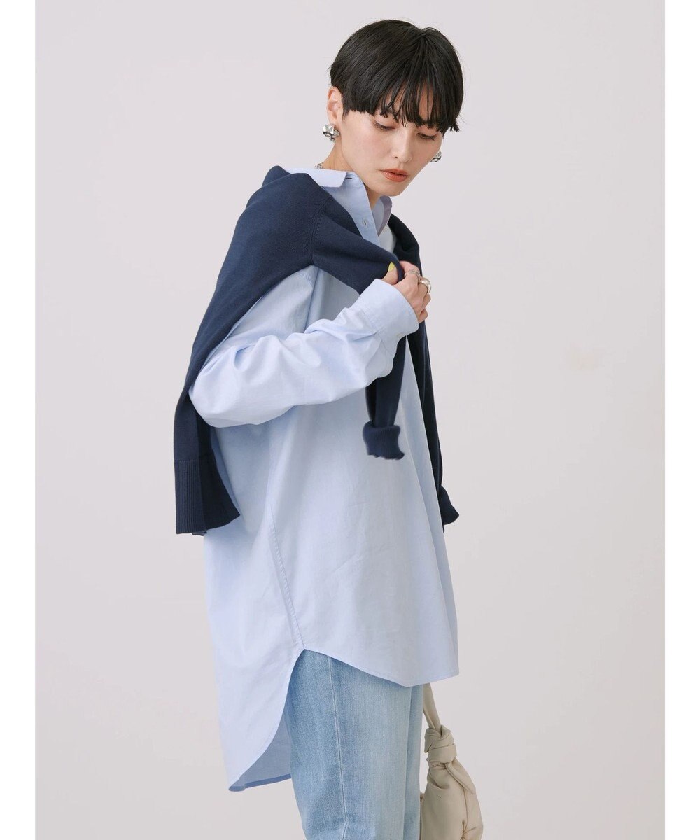 AMERICAN HOLIC ＵＶカット加工バックタックシャツチュニック 