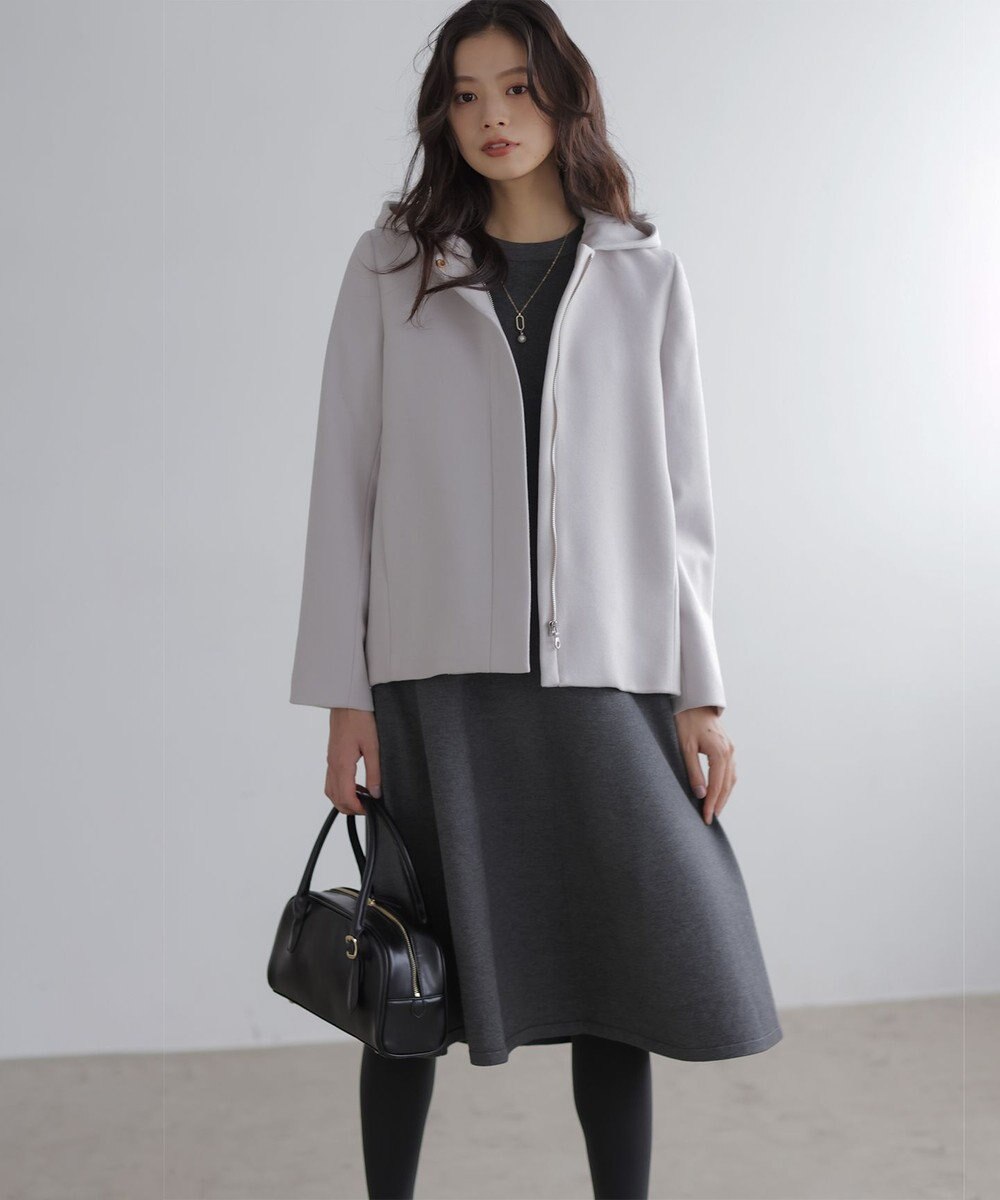 組曲 L シックフレアニットワンピース 